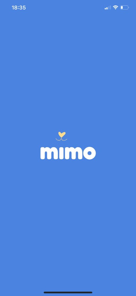 L’écran d’accueil mimo